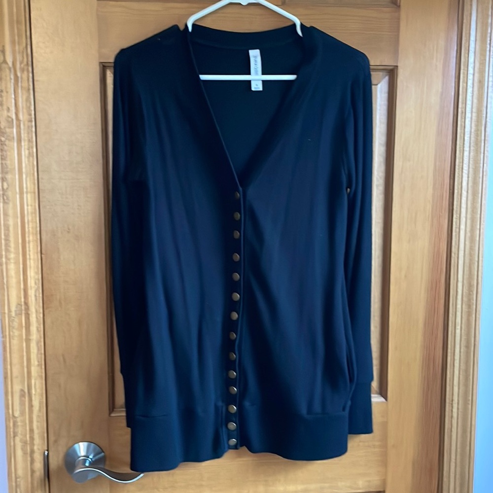 Small Zenana Snap Cardigan with POCKETS